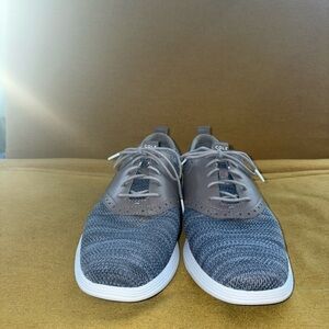 Cole Haan GrandPrø Topspin Knit Oxford Dress Shoes Gray Knit Size 10‎
